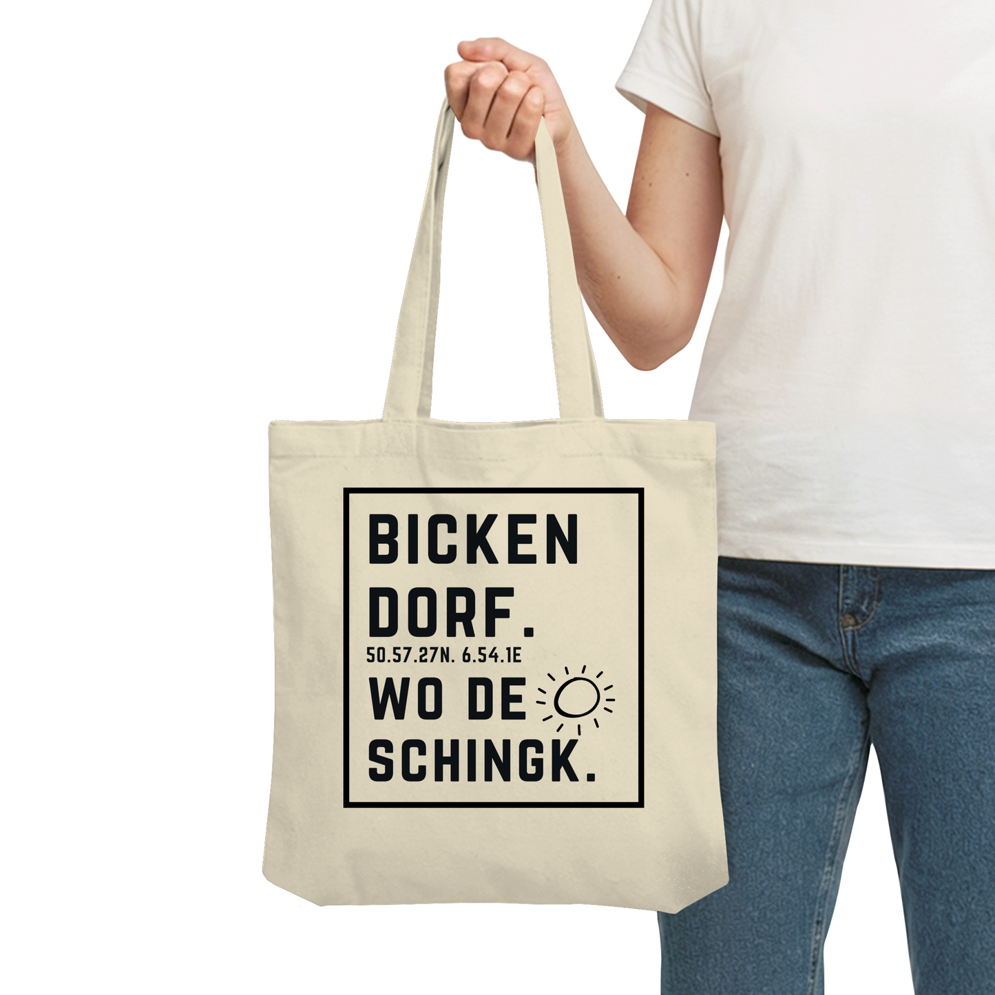 Wo de Sonn schingk - Bickendorf Druck - Accessoires - Organic Tote-Bag