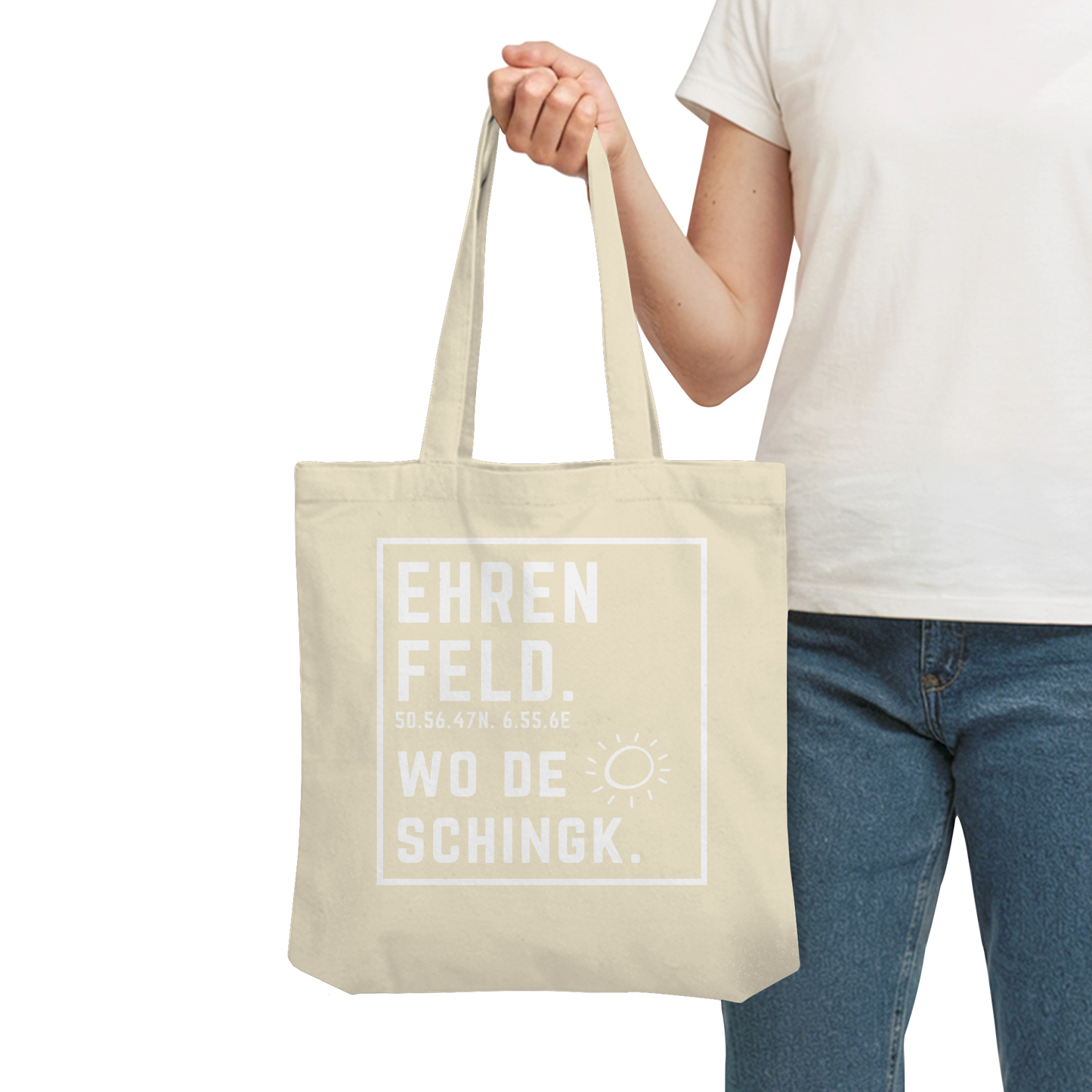 Wo de Sonn schingk - Ehrenfeld Druck - Organic Tote-Bag