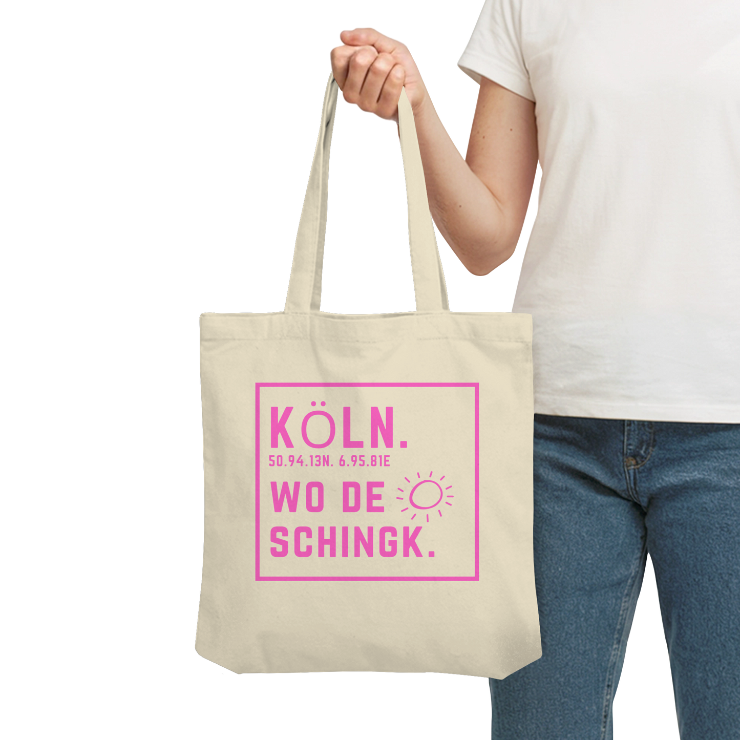 Wo de Sonn schingk - Köln Druck  - Organic Tote-Bag