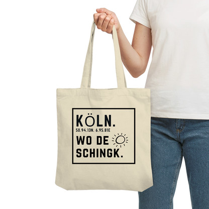 Wo de Sonn schingk - Köln Druck   - Organic Tote-Bag