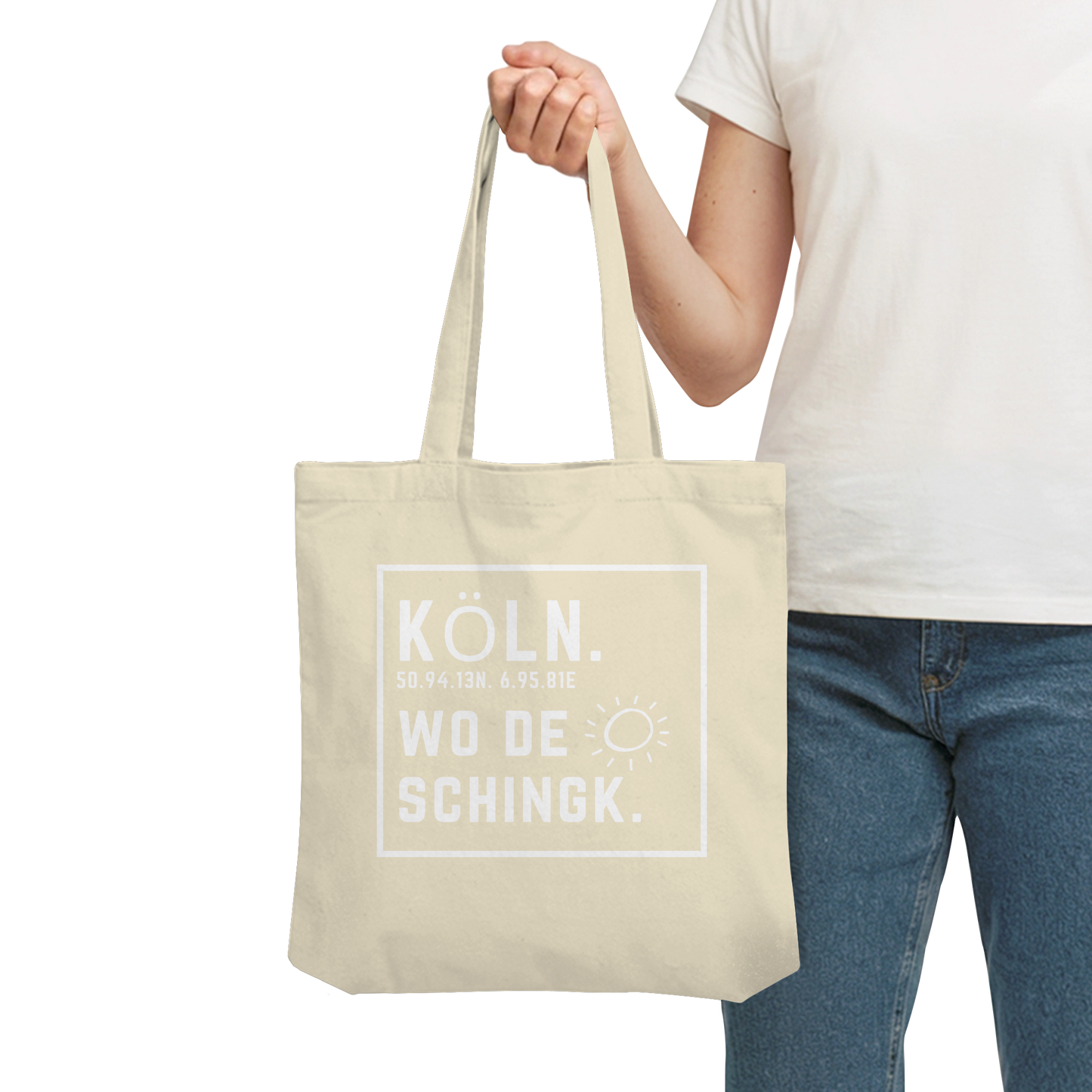 Wo de Sonn schingk - Köln Druck - Organic Tote-Bag