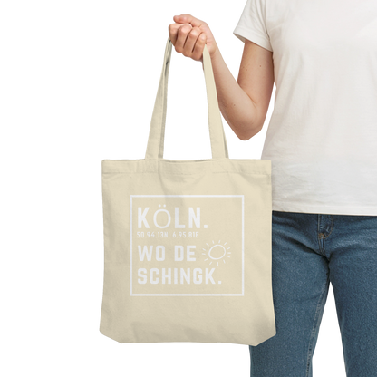 Wo de Sonn schingk - Köln Druck - Organic Tote-Bag