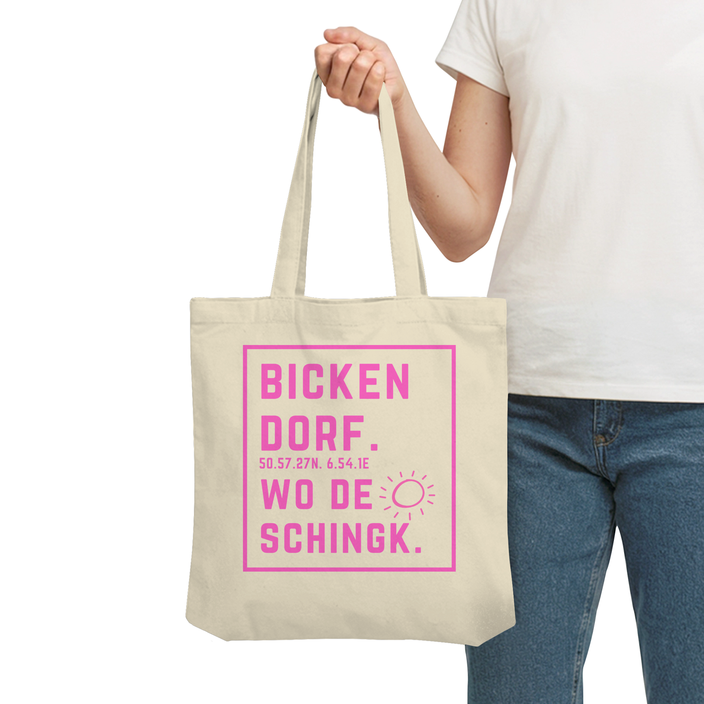 Wo de Sonn schingk - Bickendorf Druck  - Organic Tote-Bag