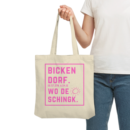 Wo de Sonn schingk - Bickendorf Druck  - Organic Tote-Bag