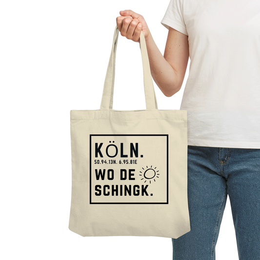 Wo de Sonn schingk - Köln Druck - Accessoires - Organic Tote-Bag