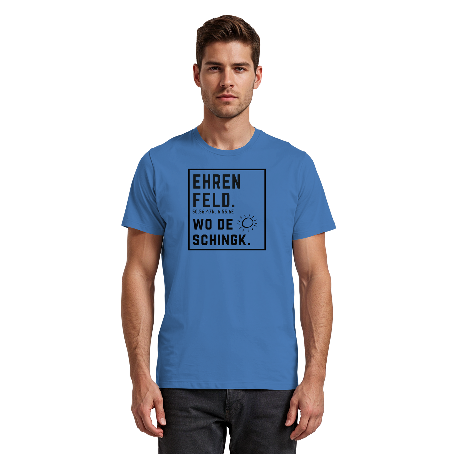 Wo de Sonn schingk - Ehrenfeld Druck  - Premium Classic T-Shirt