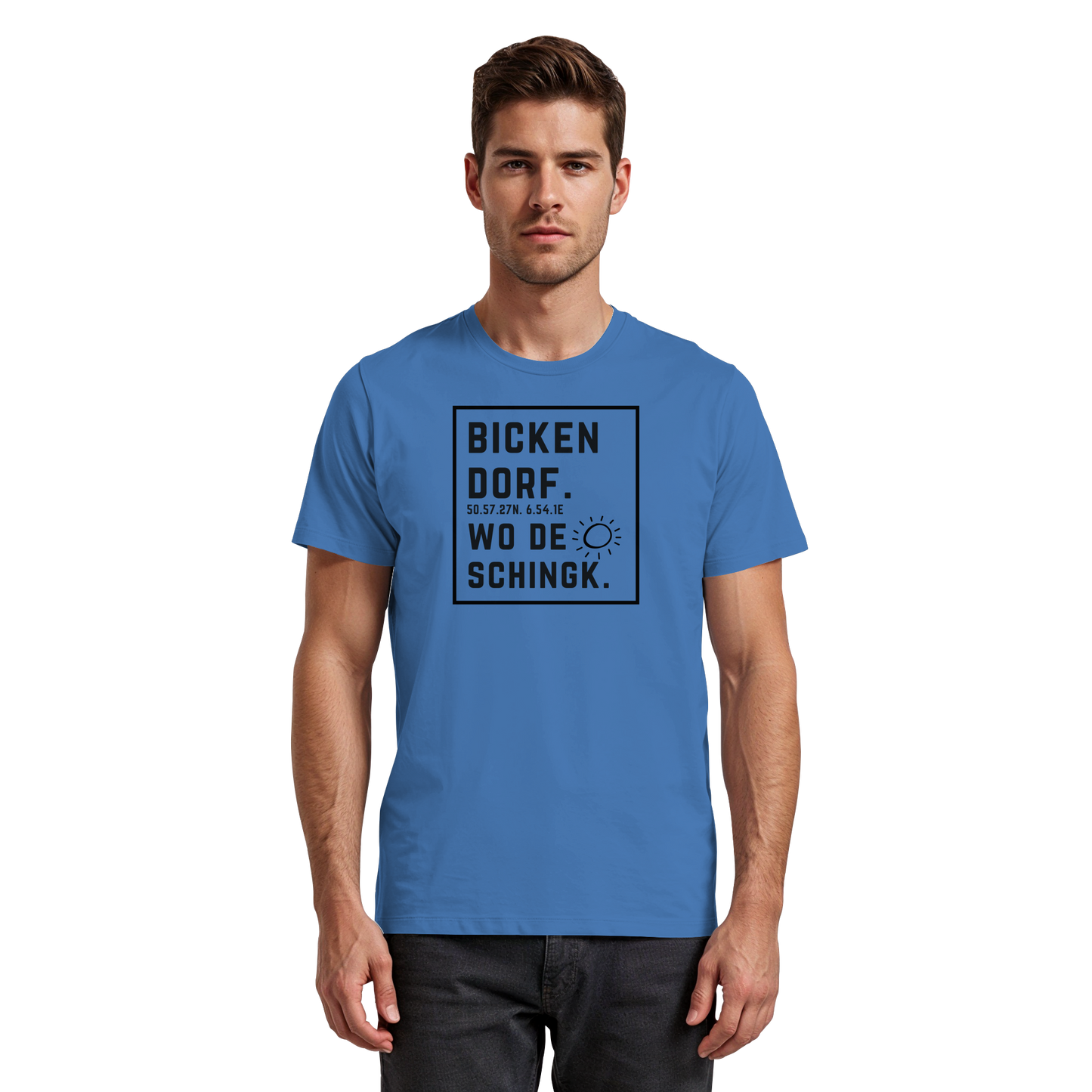 Wo de Sonn schingk - Bickendorf Druck  - Premium Classic T-Shirt