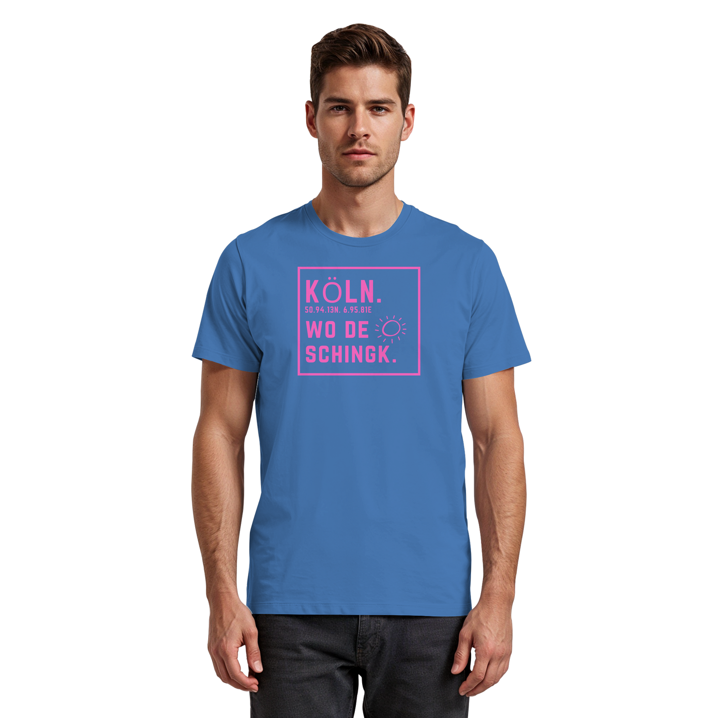 Wo de Sonn schingk - Köln Druck  - Premium Classic T-Shirt