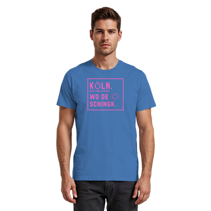 Wo de Sonn schingk - Köln Druck  - Premium Classic T-Shirt