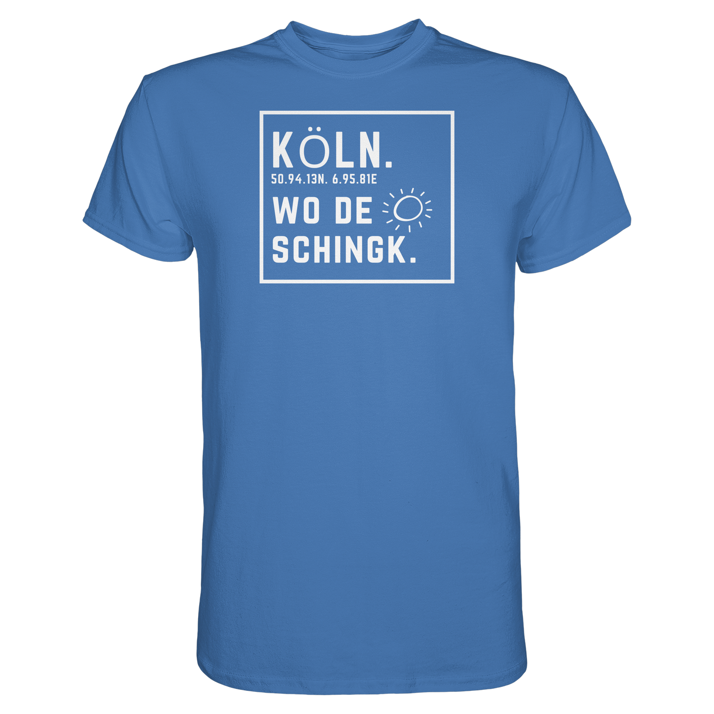 Wo de Sonn schingk - Köln Druck - Premium Classic T-Shirt