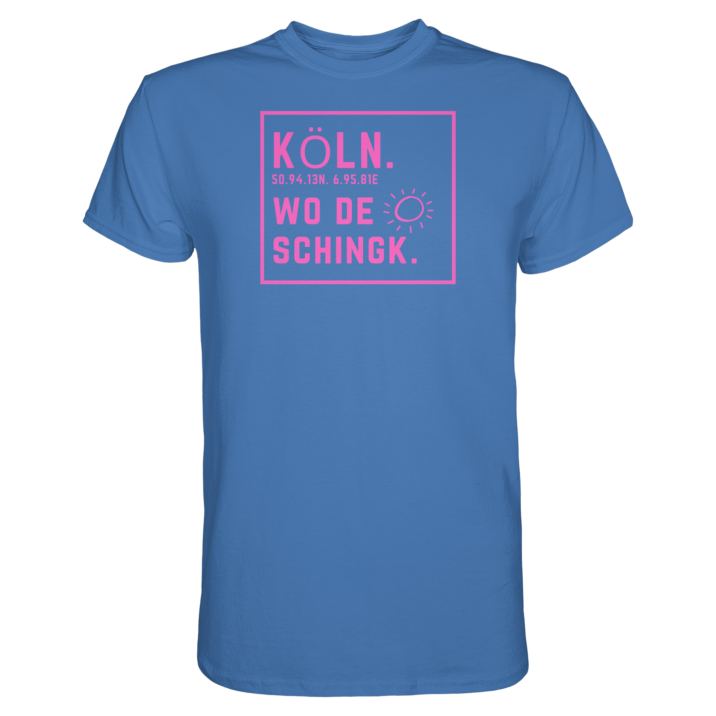 Wo de Sonn schingk - Köln Druck  - Premium Classic T-Shirt