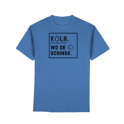 Wo de Sonn schingk - Köln Druck   - Premium Classic T-Shirt