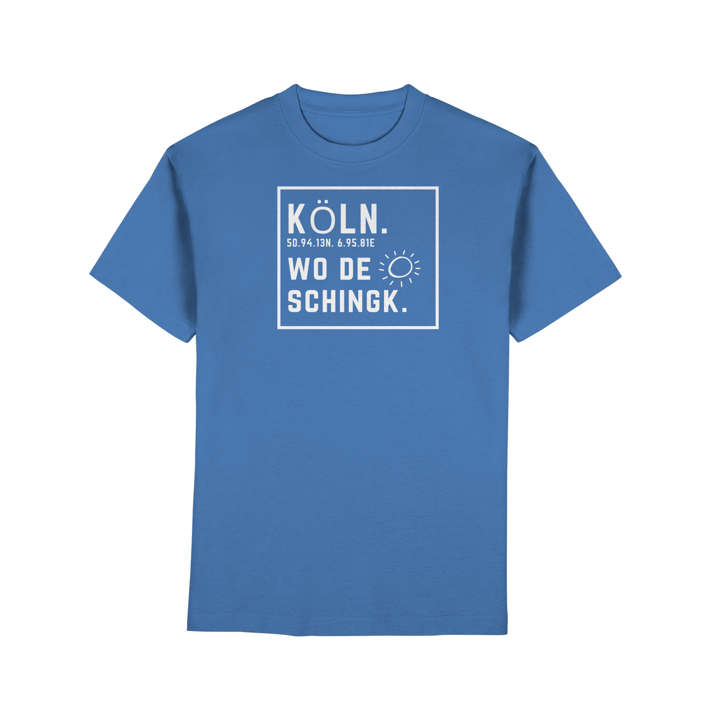 Wo de Sonn schingk - Köln Druck - Premium Classic T-Shirt