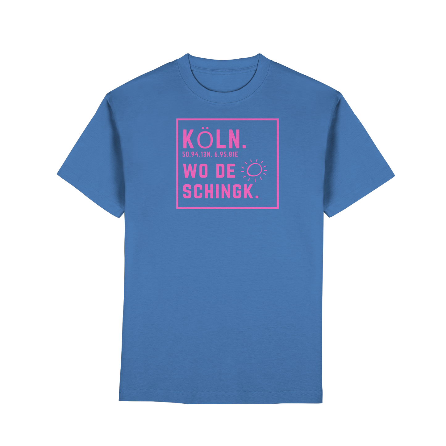 Wo de Sonn schingk - Köln Druck  - Premium Classic T-Shirt