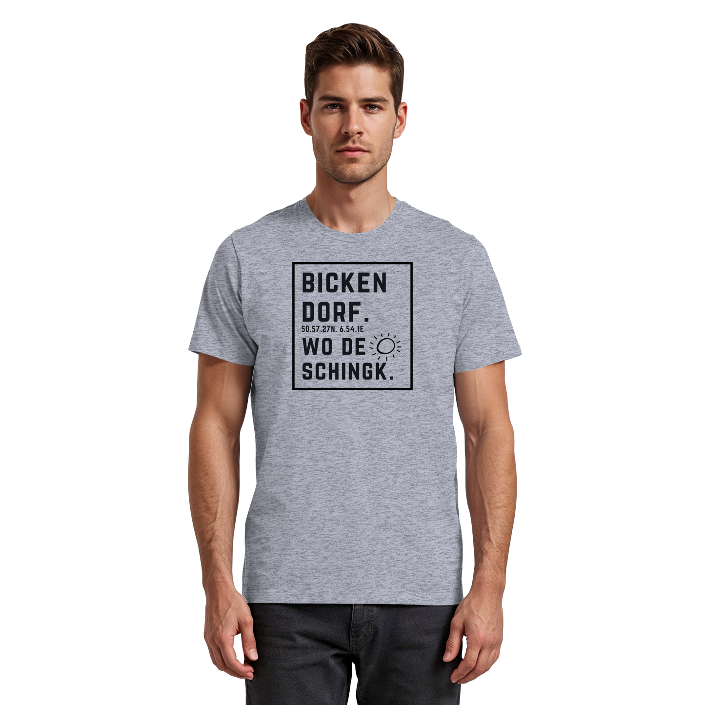 Wo de Sonn schingk - Bickendorf Druck  - Premium Classic T-Shirt