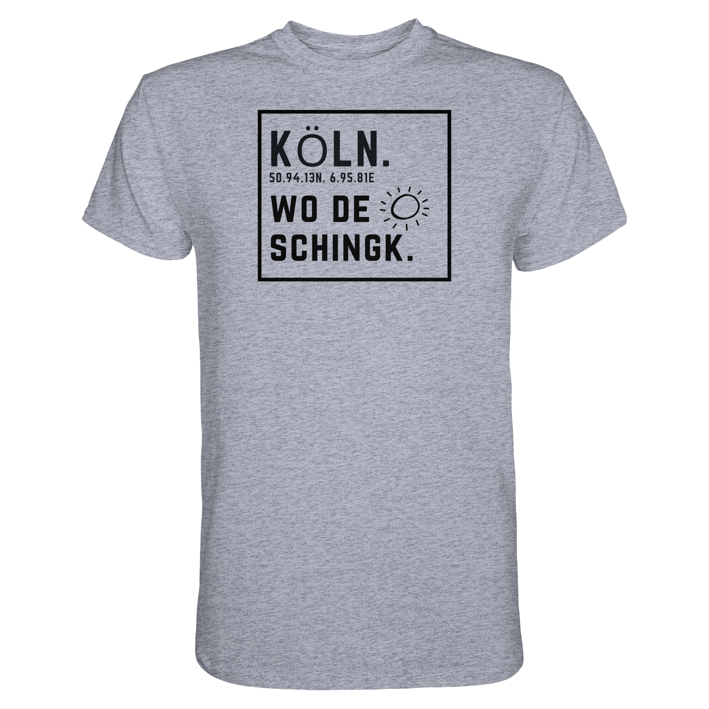 Wo de Sonn schingk - Köln Druck   - Premium Classic T-Shirt