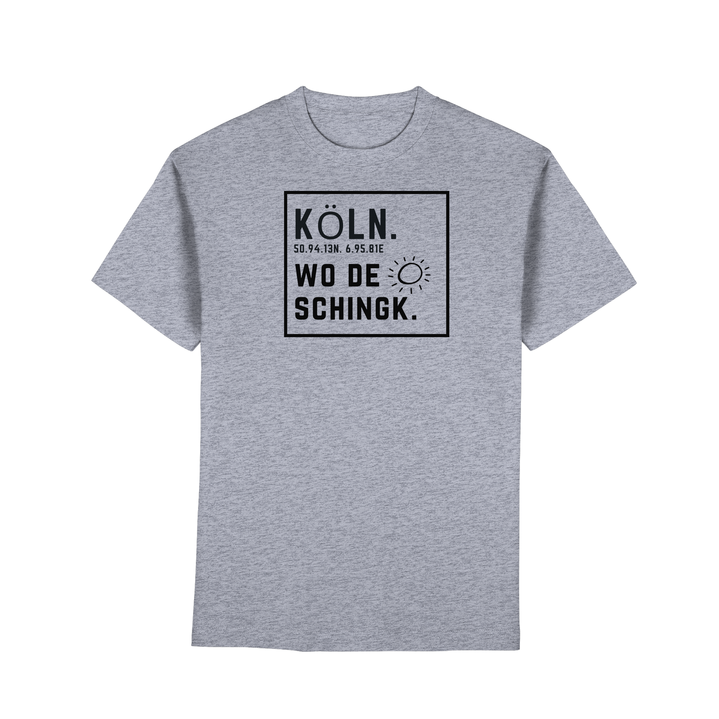 Wo de Sonn schingk - Köln Druck   - Premium Classic T-Shirt