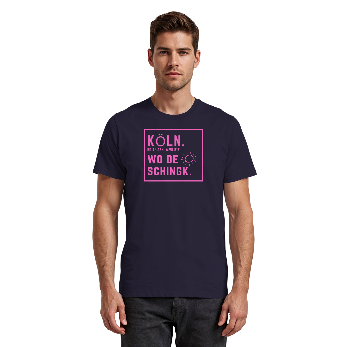 Wo de Sonn schingk - Köln Druck  - Premium Classic T-Shirt