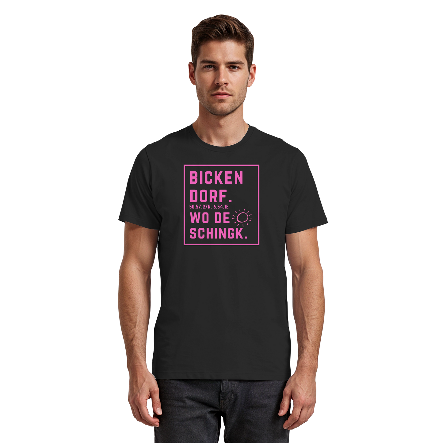 Wo de Sonn schingk - Bickendorf Druck  - Premium Classic T-Shirt