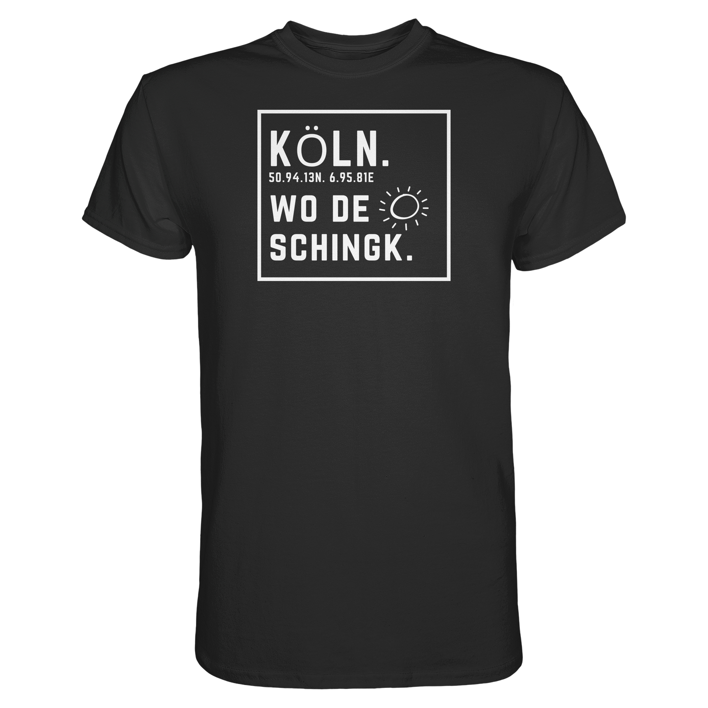 Wo de Sonn schingk - Köln Druck - Premium Classic T-Shirt