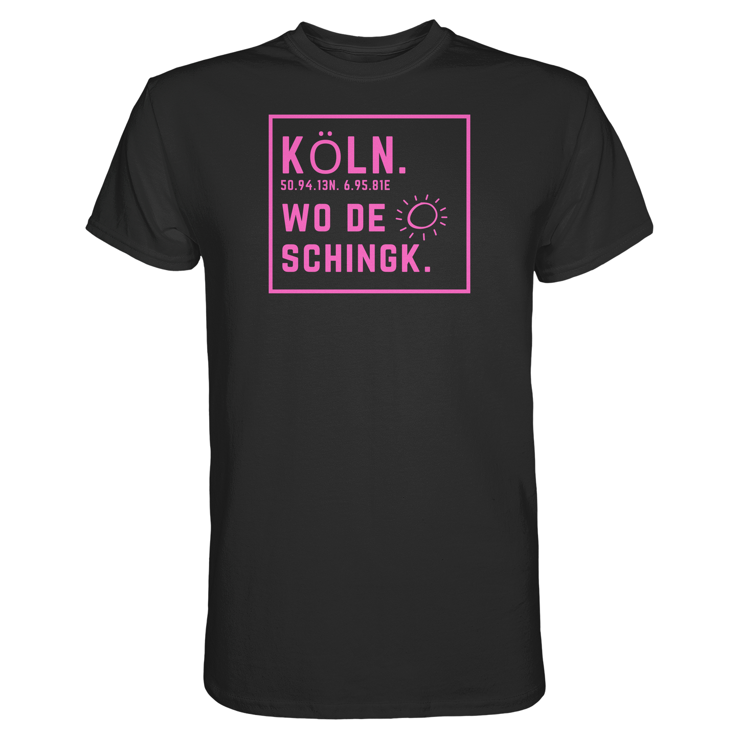 Wo de Sonn schingk - Köln Druck  - Premium Classic T-Shirt