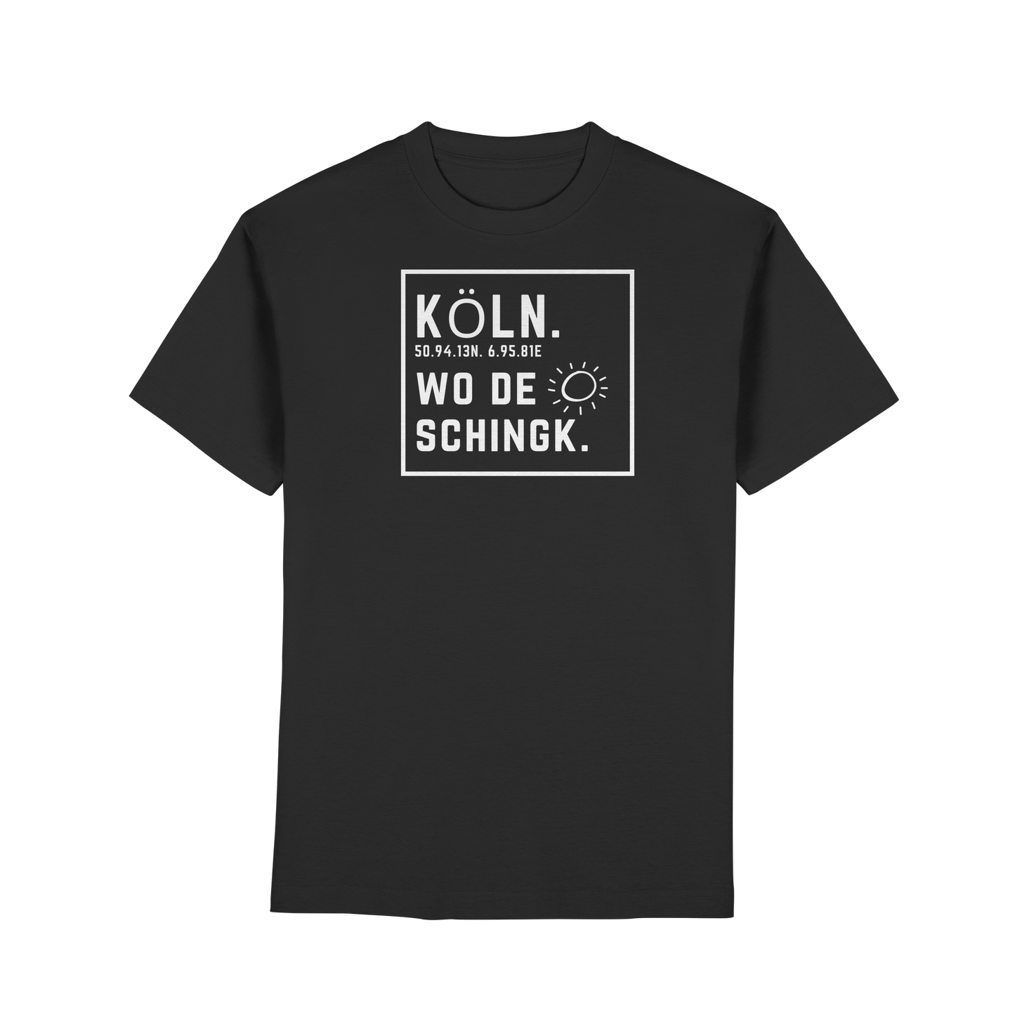 Wo de Sonn schingk - Köln Druck - Premium Classic T-Shirt