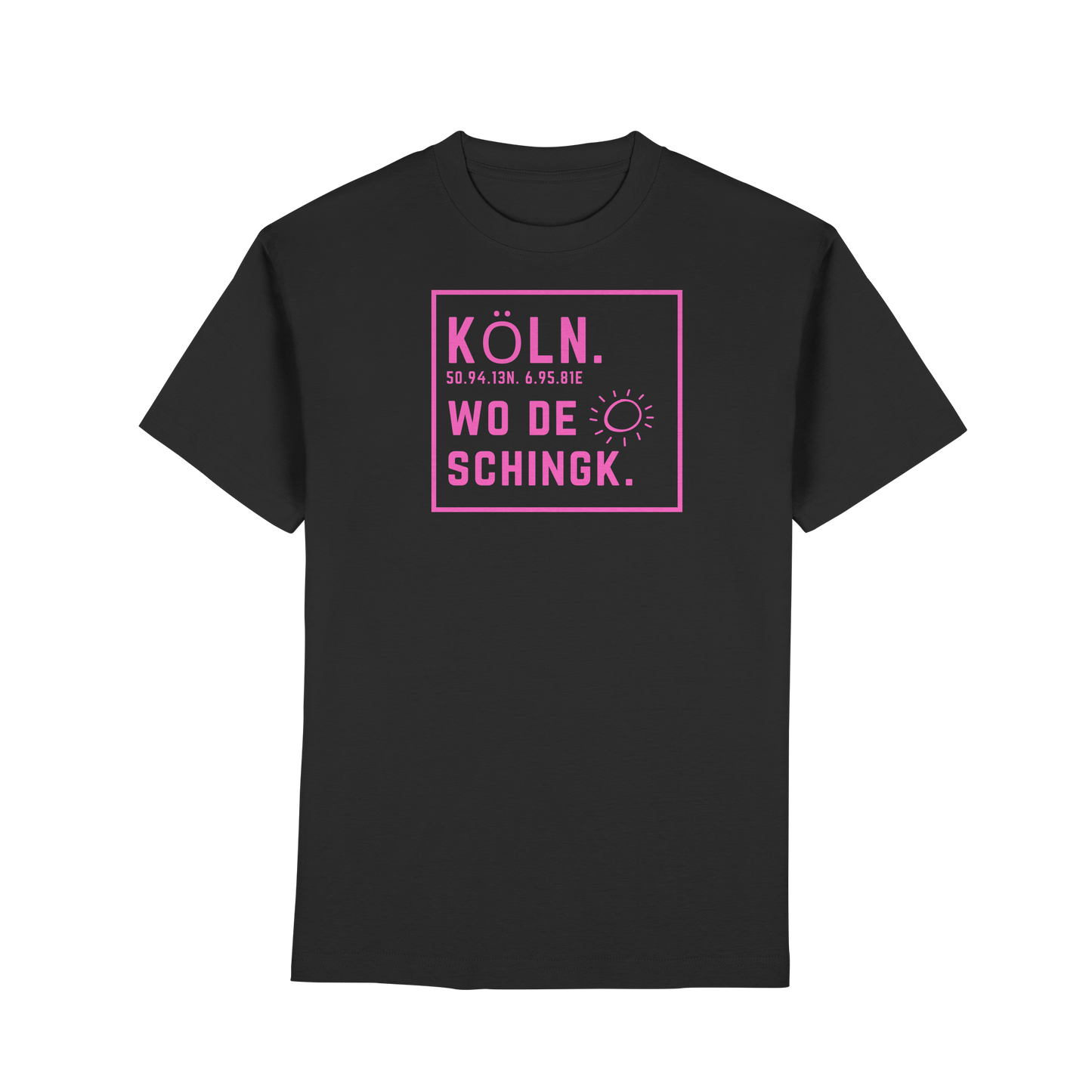 Wo de Sonn schingk - Köln Druck  - Premium Classic T-Shirt
