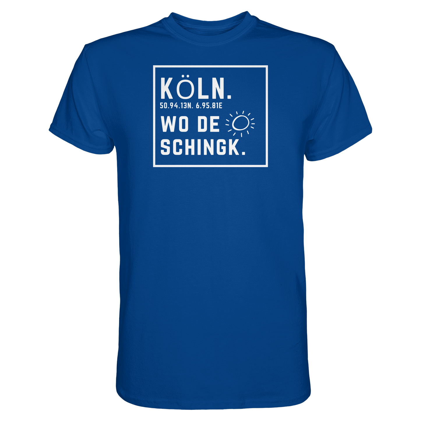 Wo de Sonn schingk - Köln Druck - Premium Classic T-Shirt