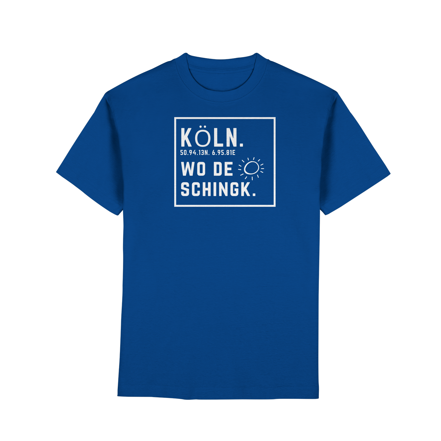 Wo de Sonn schingk - Köln Druck - Premium Classic T-Shirt