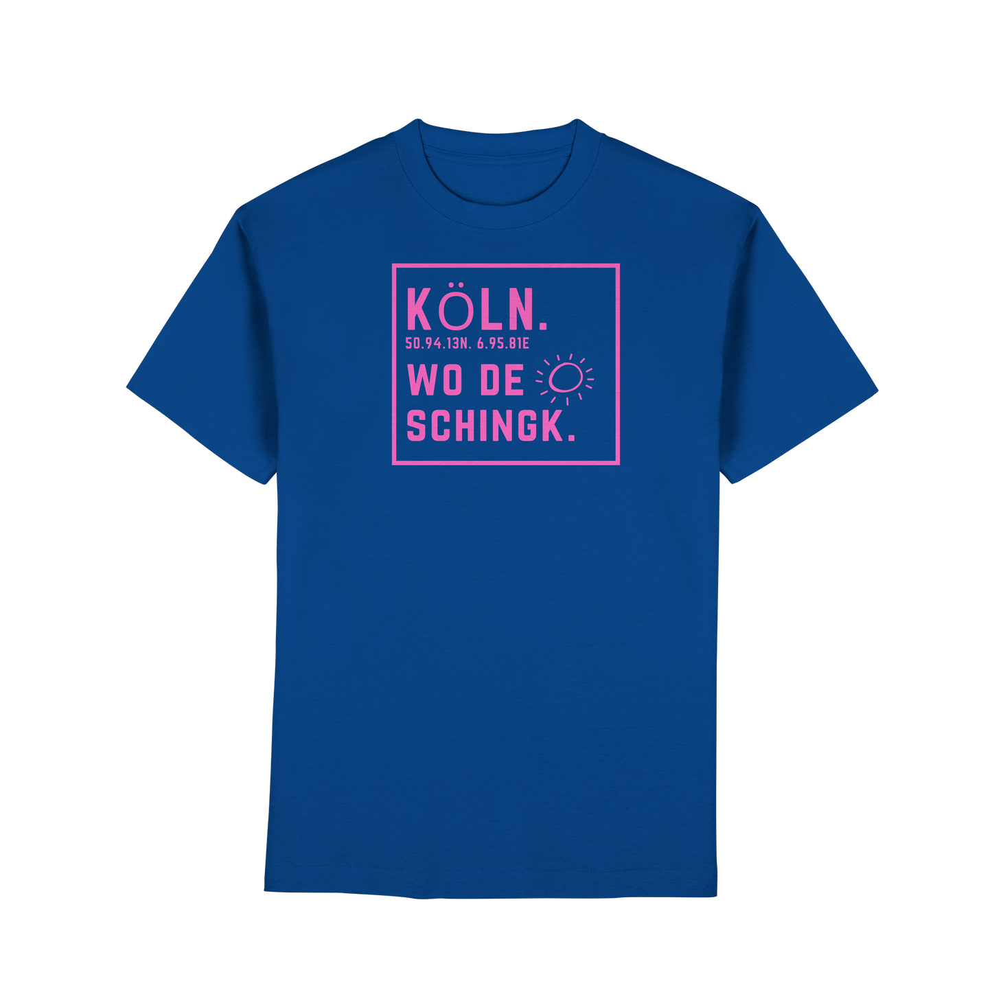 Wo de Sonn schingk - Köln Druck  - Premium Classic T-Shirt