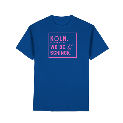 Wo de Sonn schingk - Köln Druck  - Premium Classic T-Shirt