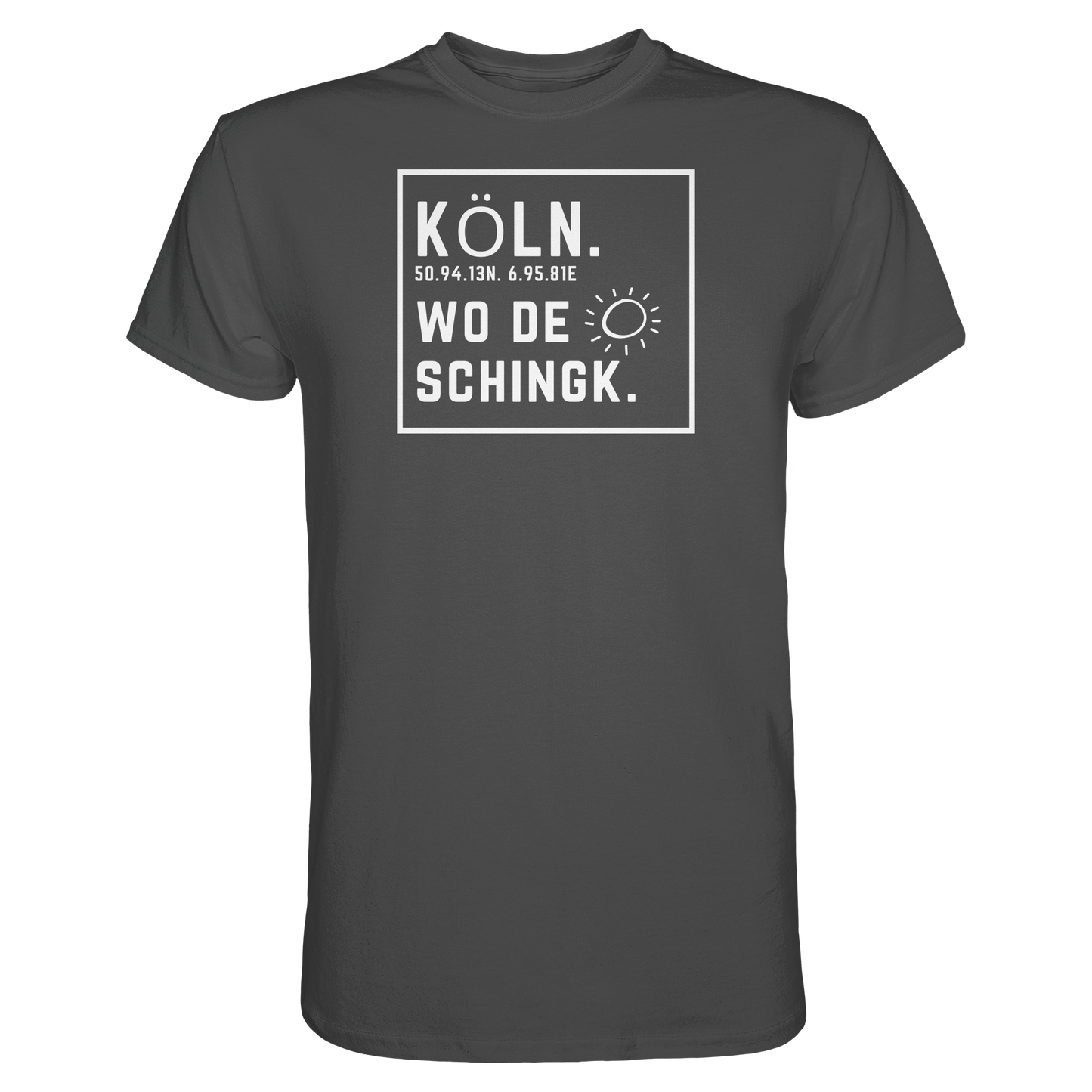 Wo de Sonn schingk - Köln Druck - Premium Classic T-Shirt