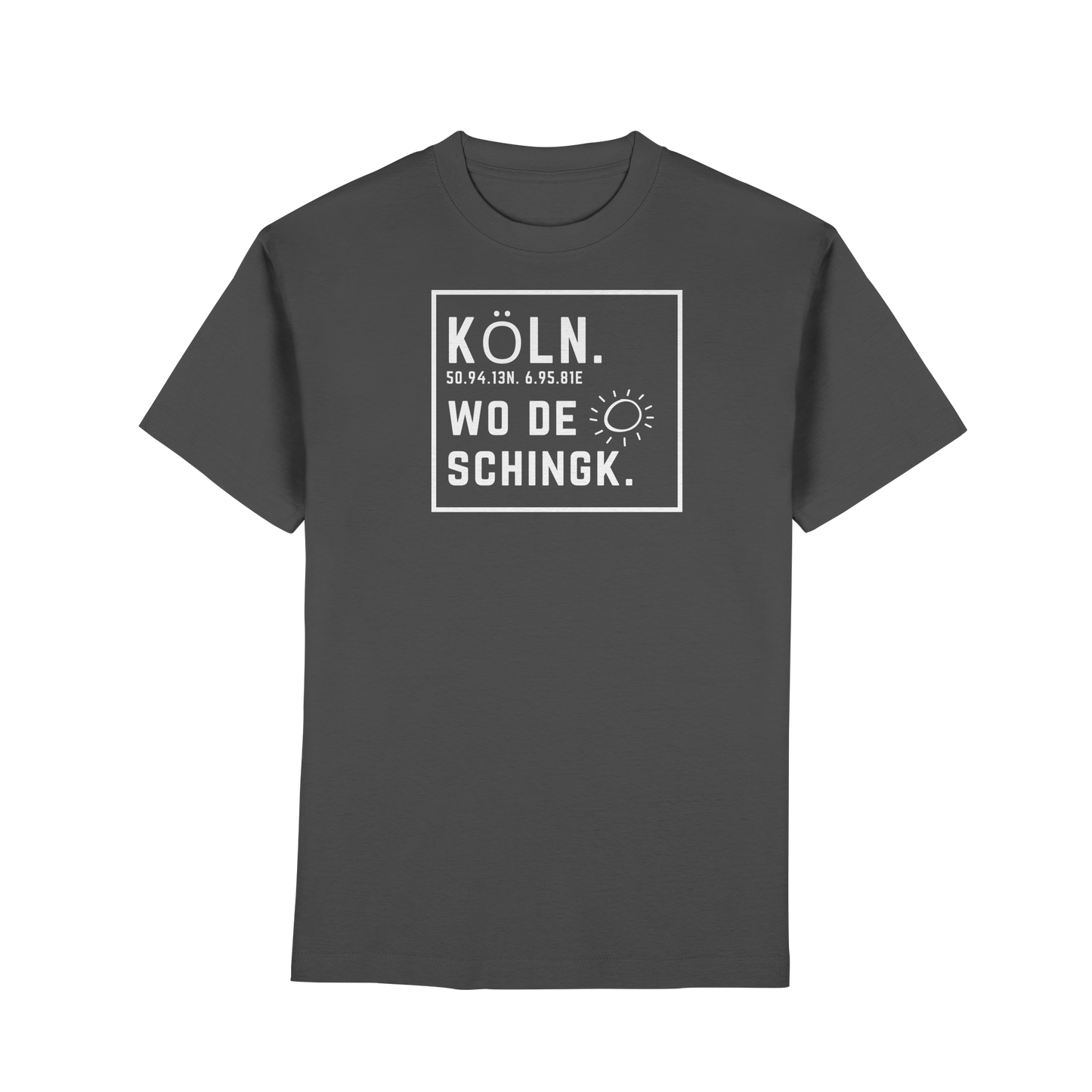 Wo de Sonn schingk - Köln Druck - Premium Classic T-Shirt