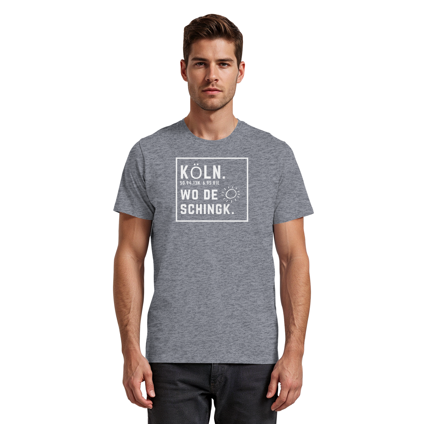 Wo de Sonn schingk - Köln Druck - Premium Classic T-Shirt