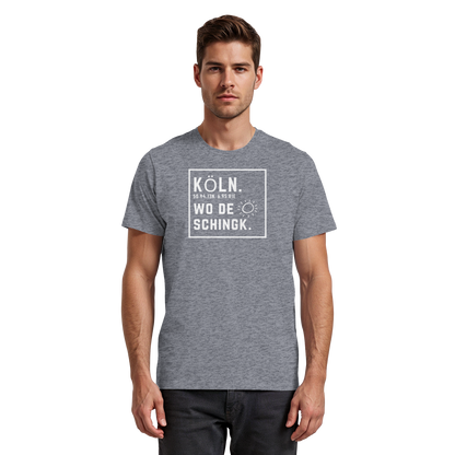 Wo de Sonn schingk - Köln Druck - Premium Classic T-Shirt