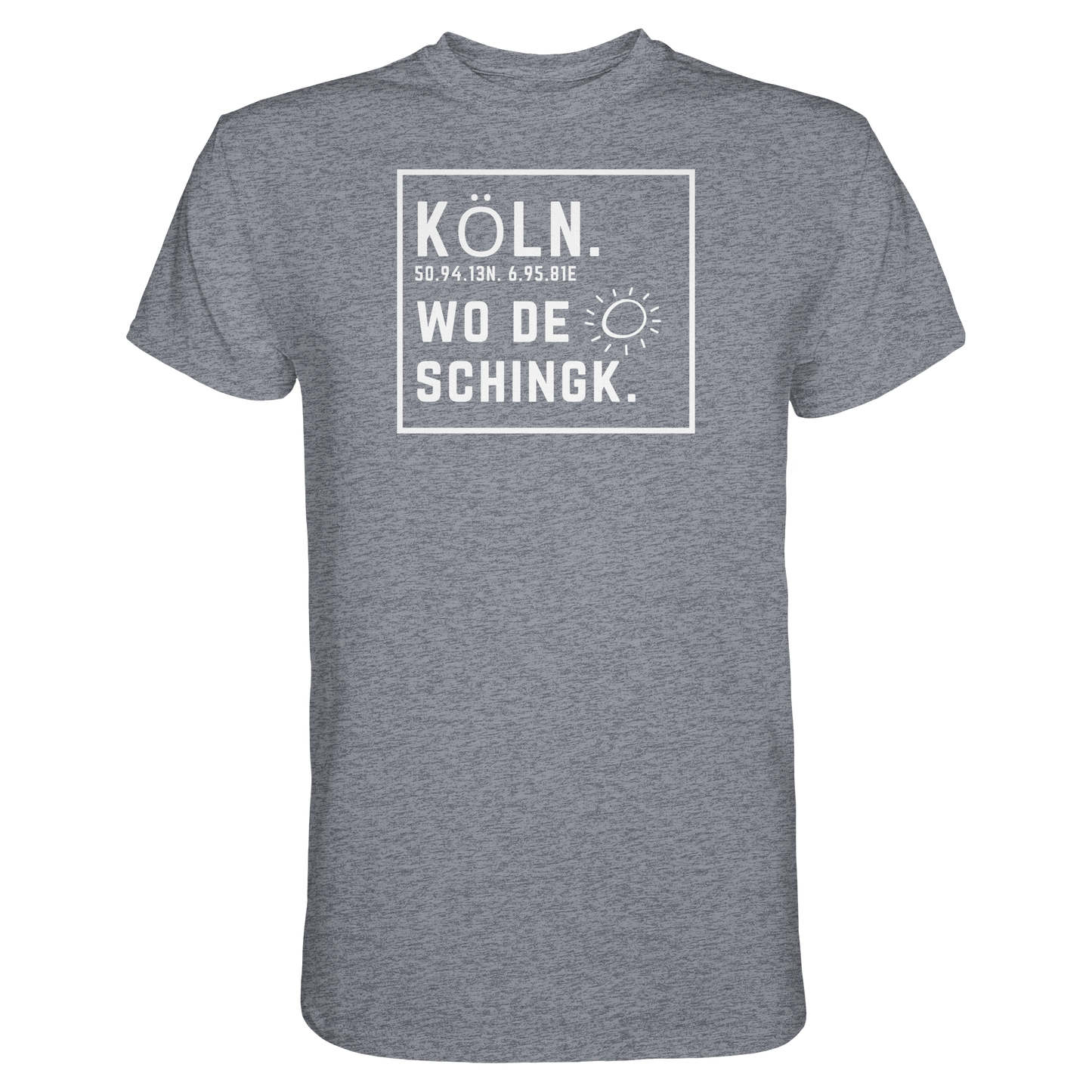 Wo de Sonn schingk - Köln Druck - Premium Classic T-Shirt