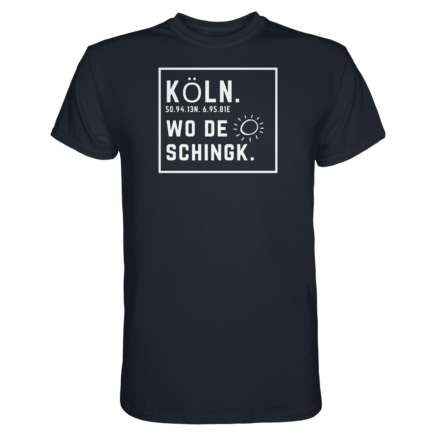 Wo de Sonn schingk - Köln Druck - Premium Classic T-Shirt