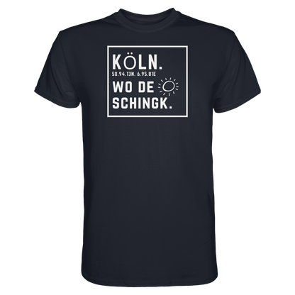 Wo de Sonn schingk - Köln Druck - Premium Classic T-Shirt