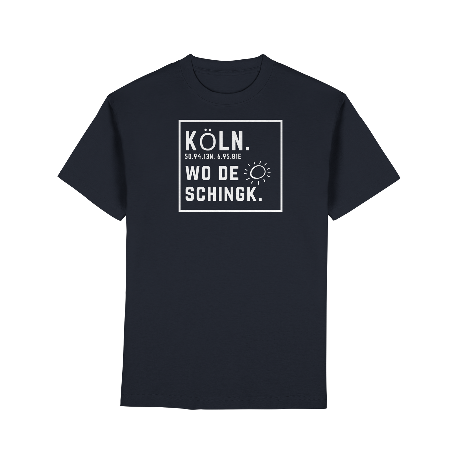Wo de Sonn schingk - Köln Druck - Premium Classic T-Shirt
