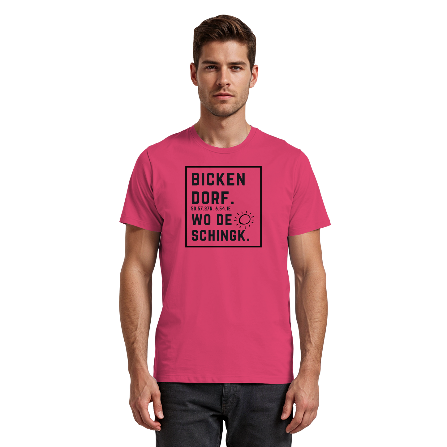 Wo de Sonn schingk - Bickendorf Druck  - Premium Classic T-Shirt