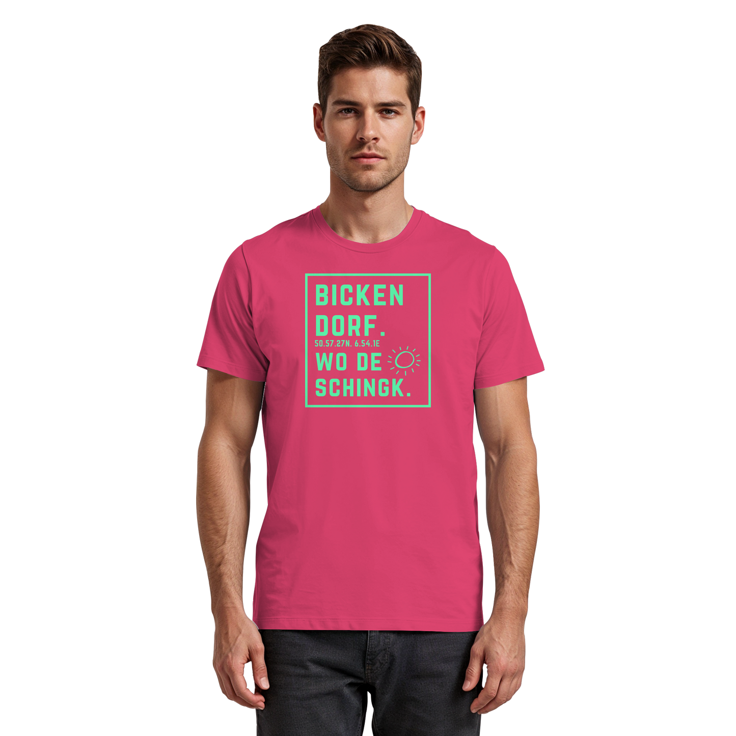 Wo de Sonn schingk - Bickendorf Druck - Premium Classic T-Shirt