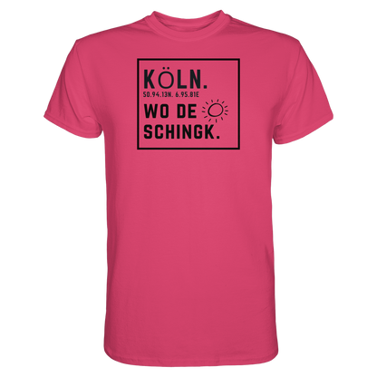 Wo de Sonn schingk - Köln Druck   - Premium Classic T-Shirt