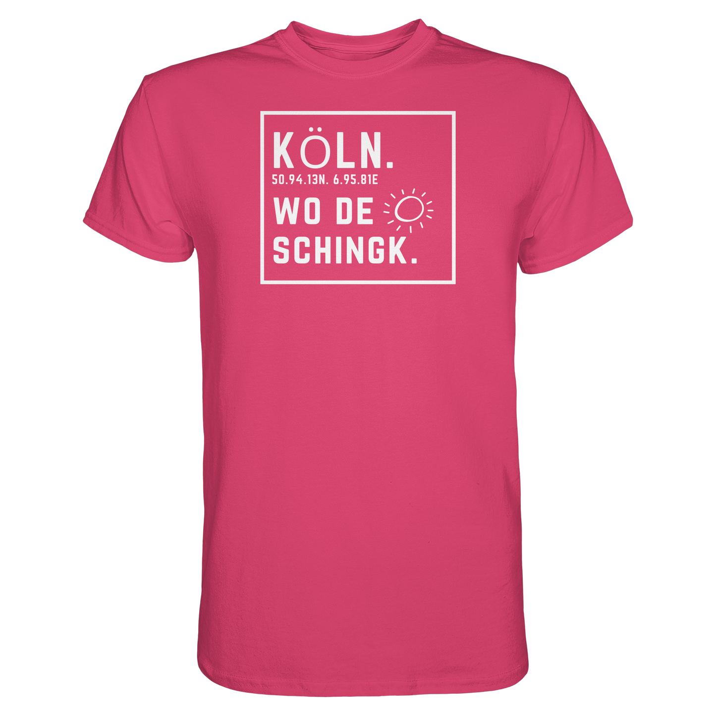 Wo de Sonn schingk - Köln Druck - Premium Classic T-Shirt