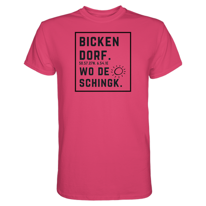 Wo de Sonn schingk - Bickendorf Druck  - Premium Classic T-Shirt