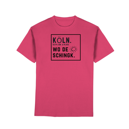 Wo de Sonn schingk - Köln Druck   - Premium Classic T-Shirt