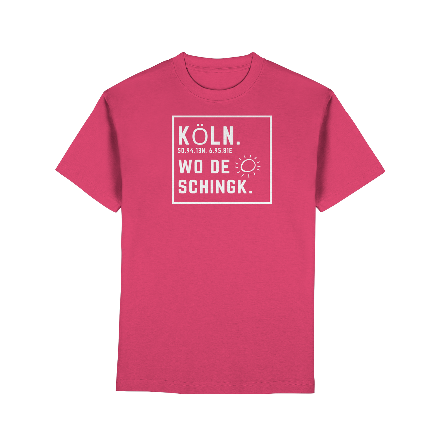 Wo de Sonn schingk - Köln Druck - Premium Classic T-Shirt