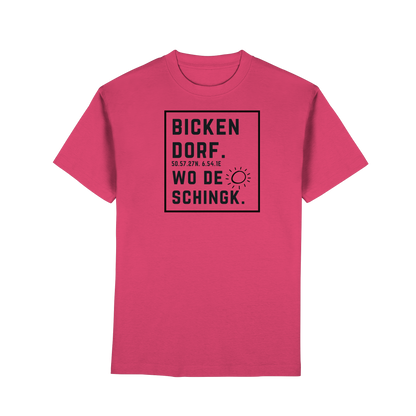 Wo de Sonn schingk - Bickendorf Druck  - Premium Classic T-Shirt