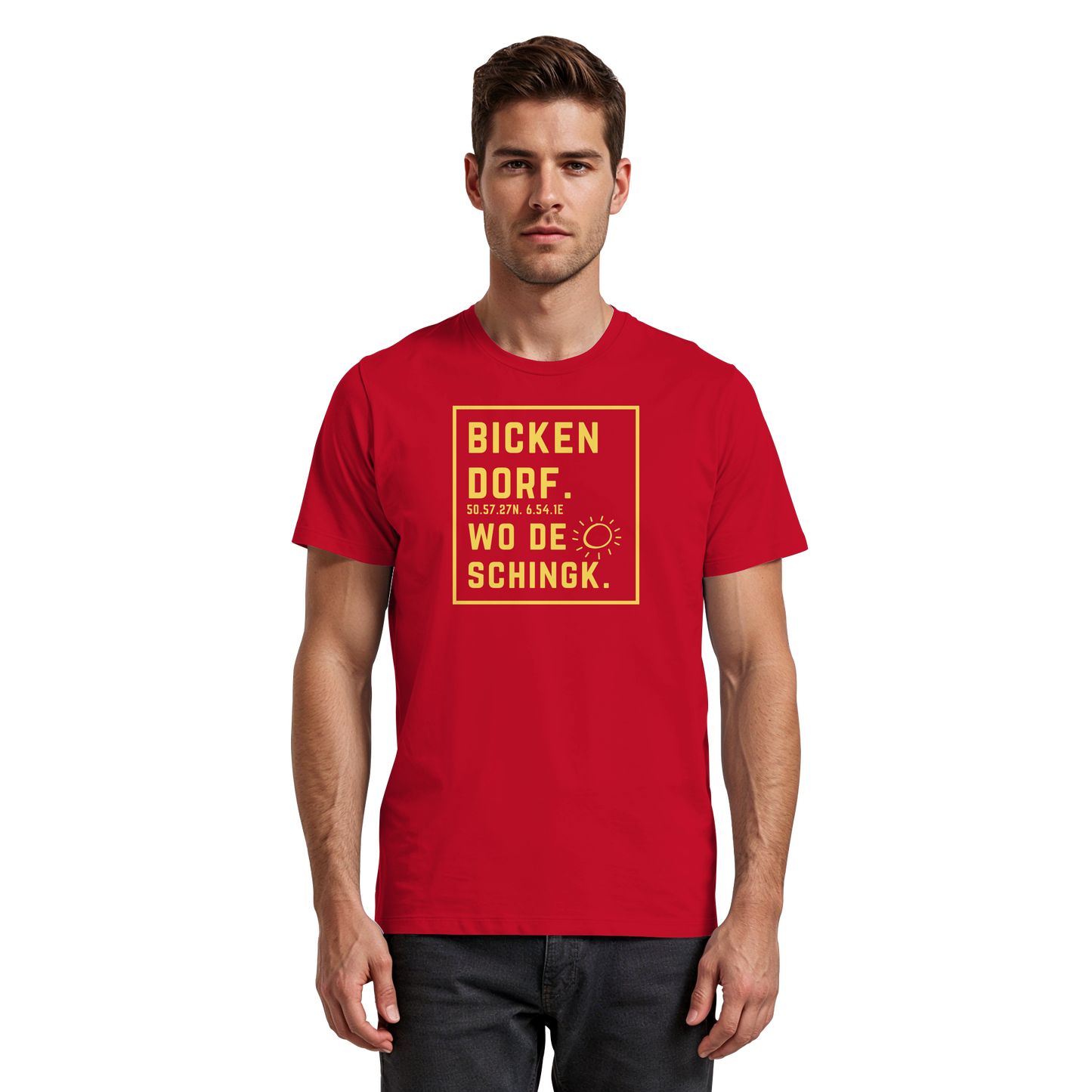 Wo de Sonn schingk - Bickendorf Druck - Premium Classic T-Shirt