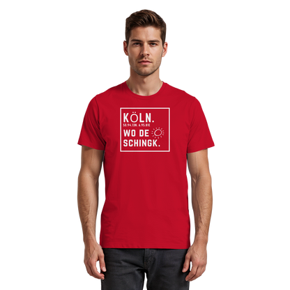Wo de Sonn schingk - Köln Druck - Premium Classic T-Shirt