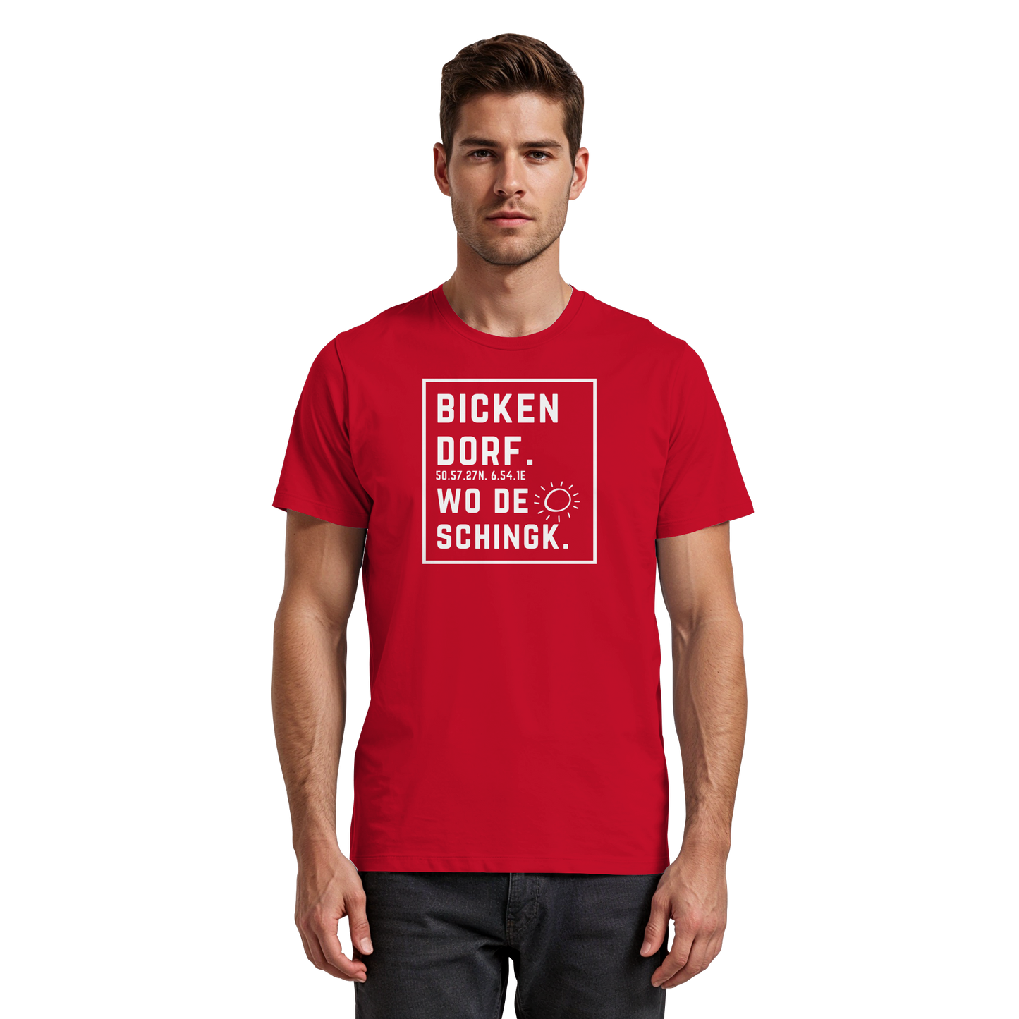 Wo de Sonn schingk - Bickendorf Druck - Premium Classic T-Shirt